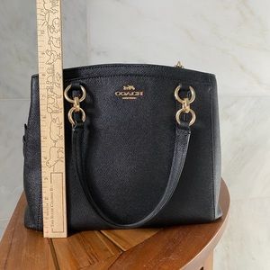 Coach hand bag with cross-body option